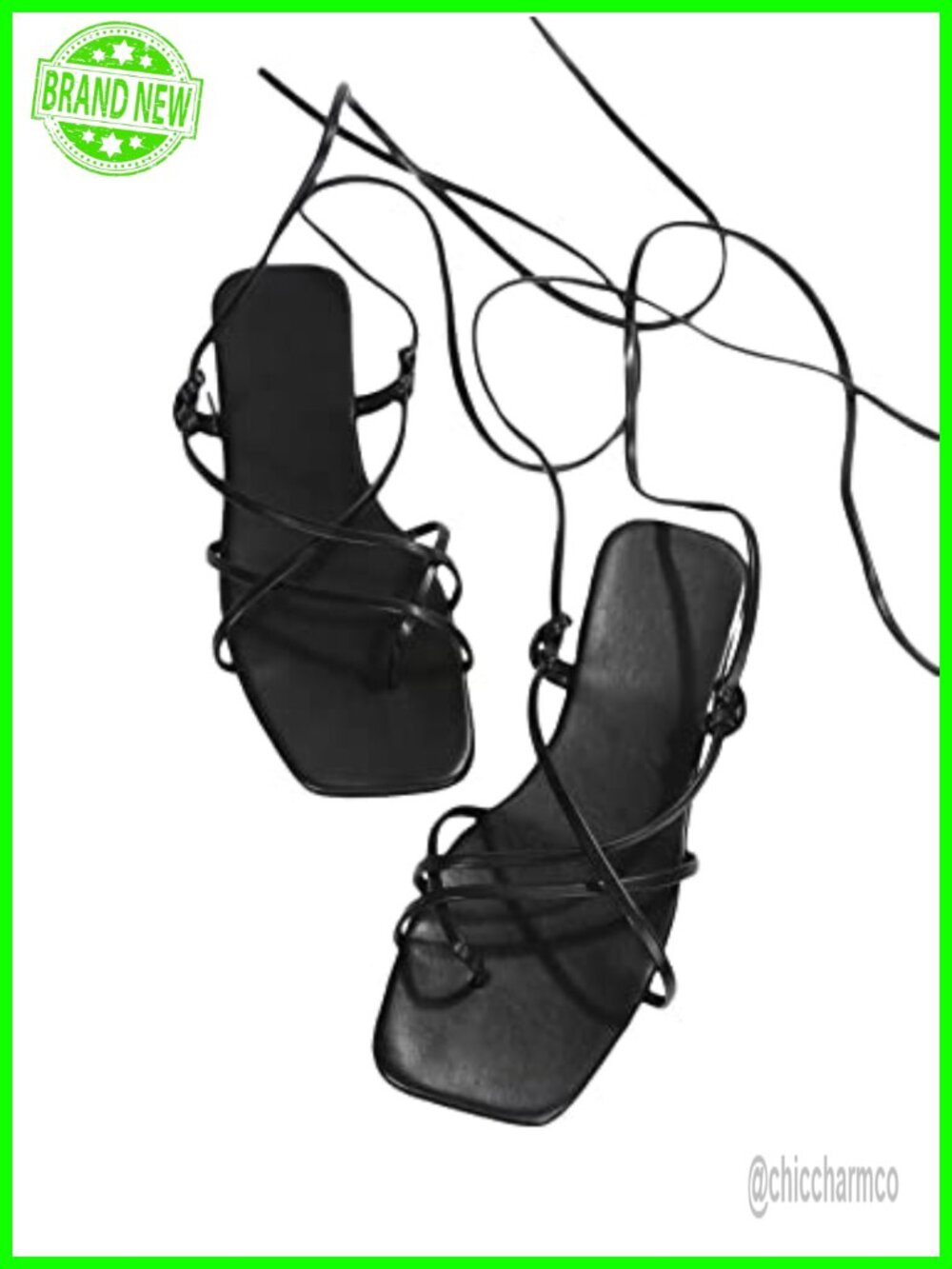 Leather Lace Up Strappy Gladiator Flat Sandals Summer Beach Walking Shoes